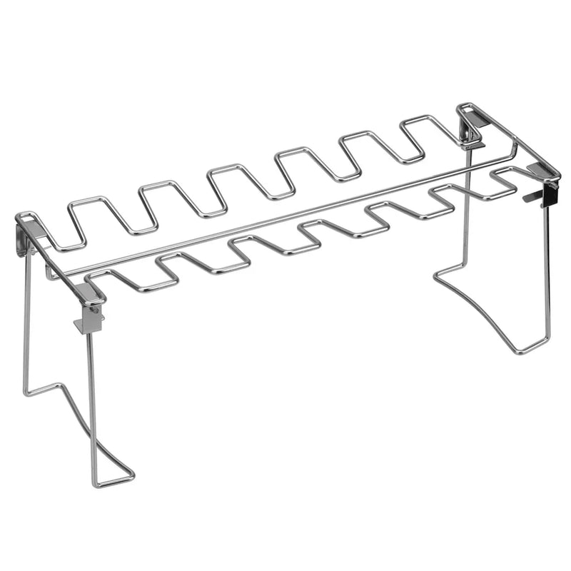 Churrasco carne frango asa perna grill churrasco cozinhar rack antiaderente aço inoxidável baqueta forno torrador suporte