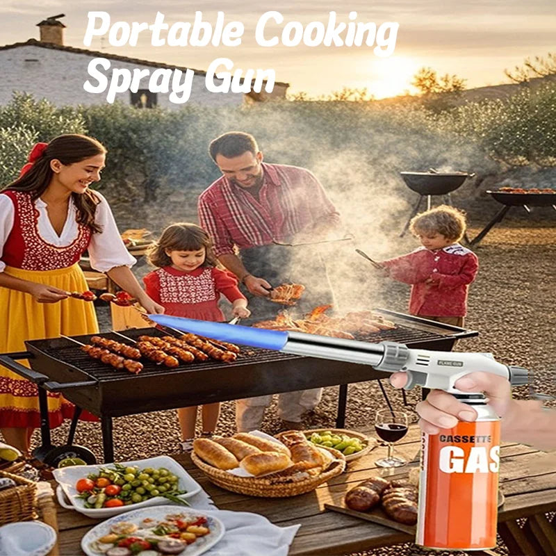 Pistola de chama tocha de soldagem queimador de gás acampamento cozimento churrasco tocha de soldagem a gás ferramenta de acampamento ao ar livre para churrasco acampamento cozinhar
